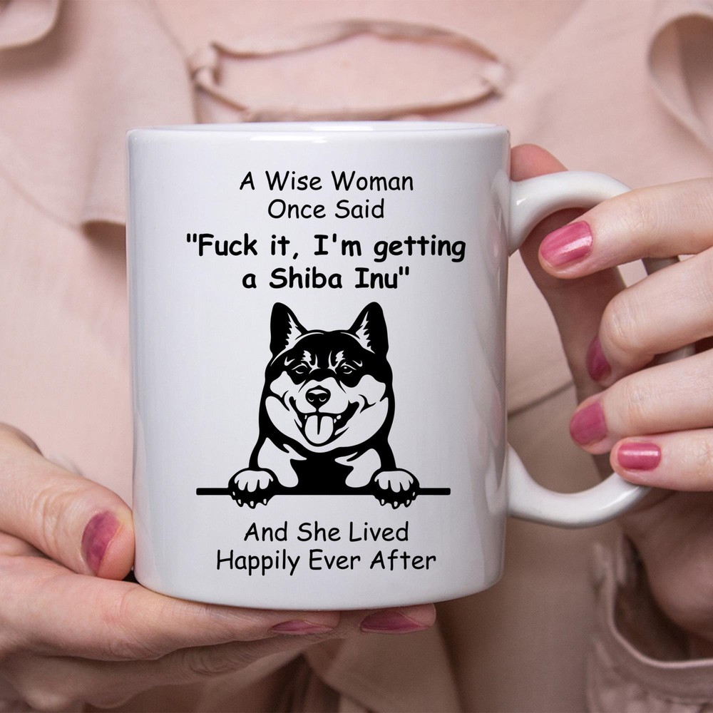 Funny Shiba Inugift For Women White Coffee Mug Coffee Cup