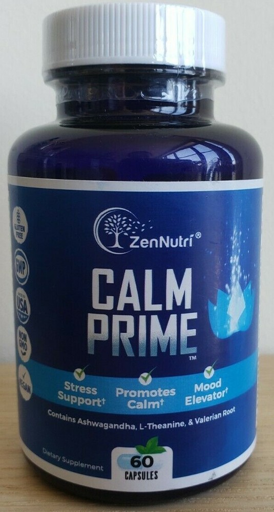 ZenNutri Calm Prime -  daytime stress relief, mood support supplement-image