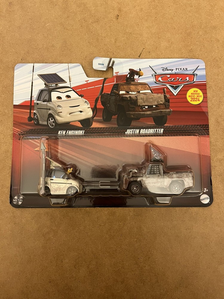 DISNEY PIXAR CARS KEN ENGINOKI JUSTIN ROADRITTER 2024 2 PACK Ready To Ship