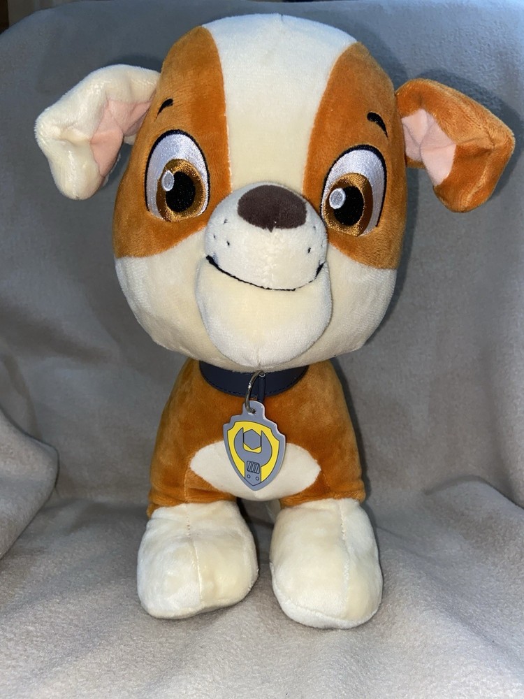 Paw Patrol Retired Rubble Plush Stuffed Pup by Build-A-Bear