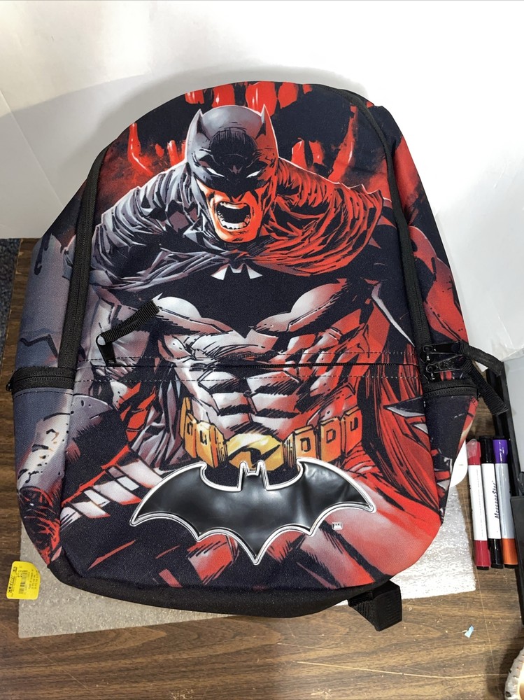Batman DC Comics Full Size Canvas Backpack for School and Travel  -image
