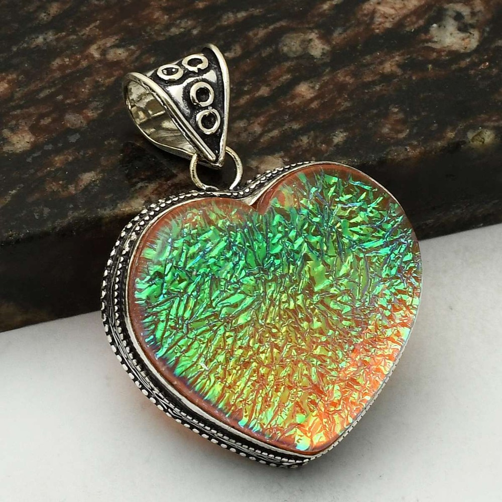 Triplete Opal Gemstone Ethnic Handmade Antique Design Pendant Jewelry AP 12417