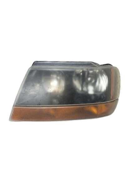 Smoke Tint Headlight Covers for 99-02 Grand Cherokee Dark Background