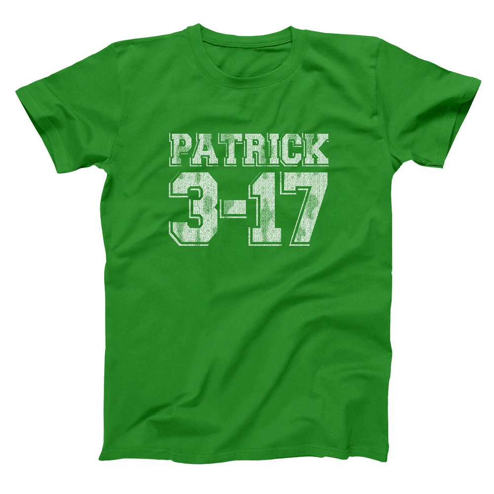 Patrick 3-17 Irish St Paddys Day Funny Drinking Green Basic Men's T-Shirt