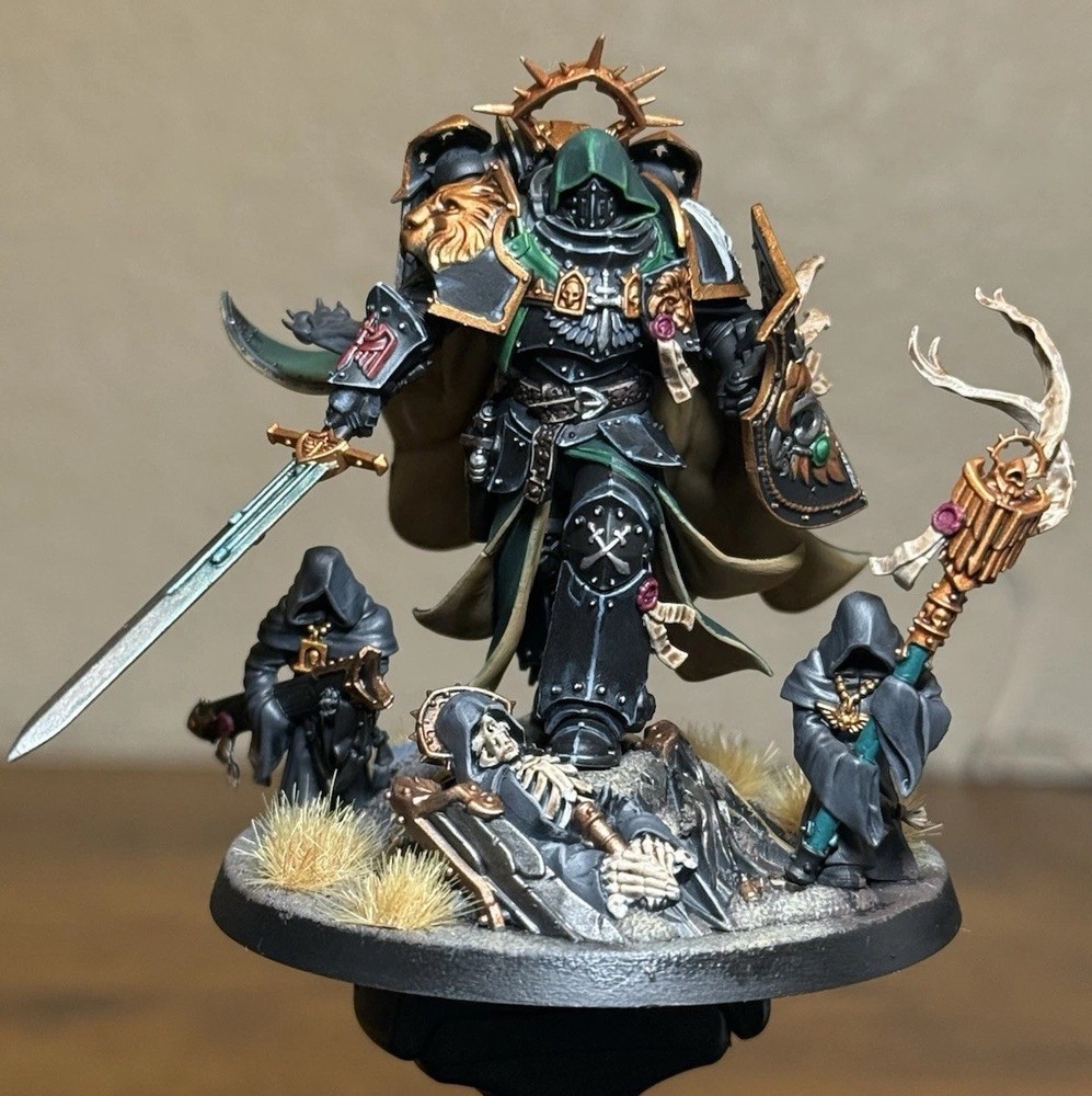 Warhammer 40K Lion El’ Jonson Dark Angels Painted