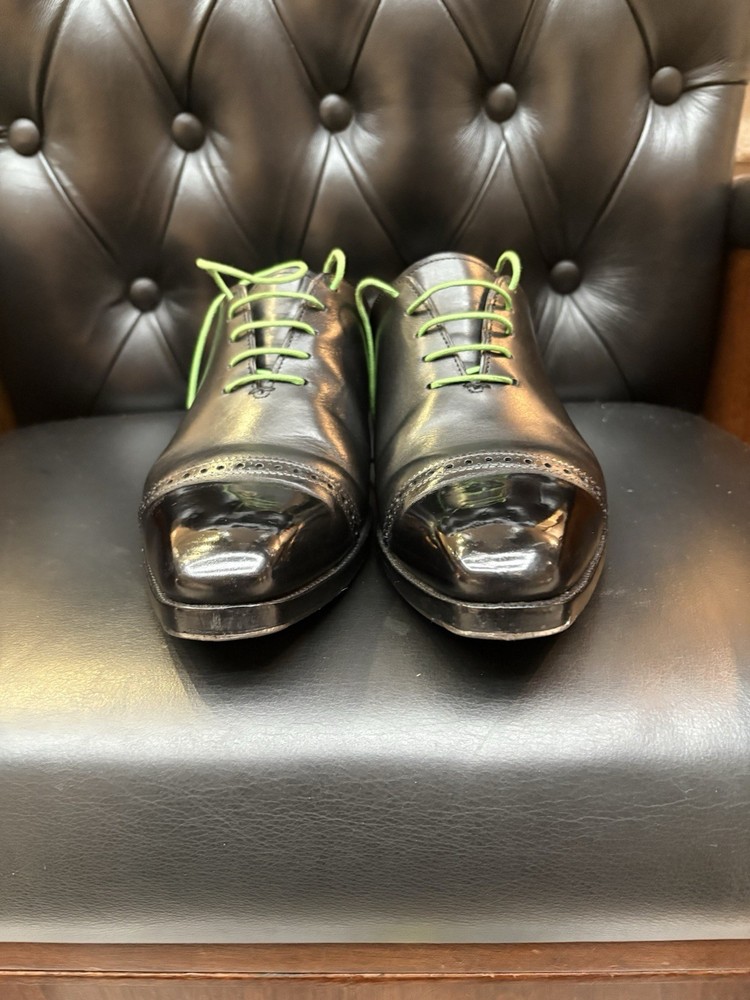 George Cleverley Men's Captoe Oxford Black Shoes UK Size 8E