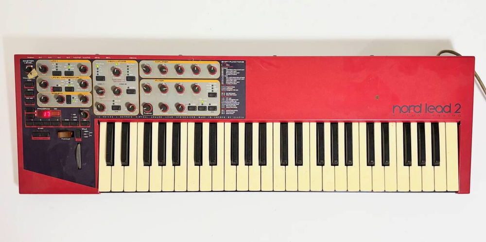Nord Lead 2 49-Key Red Virtual Analog Synth Tested & Working