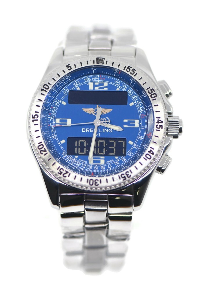 Breitling B-1 A68362 Stainless Steel Pilot Watch