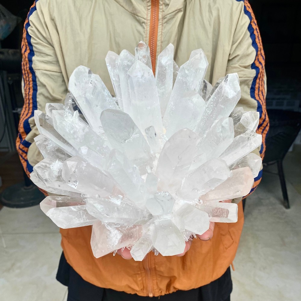 15LB Large Natural Clear Quartz Crystal Cluster Mineral Sample Crystal Energy -