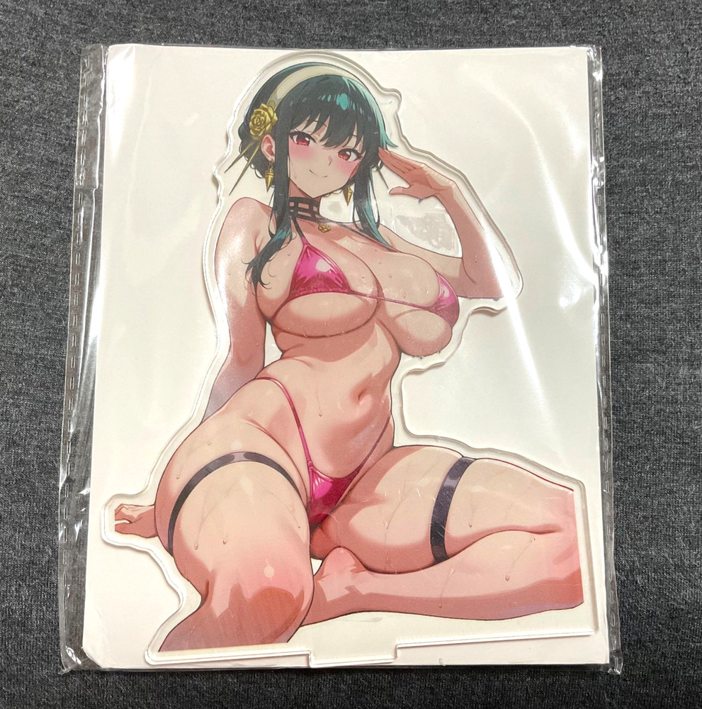 SPY×FAMILY Yor Forger Swimsuit Bikini Manga Anime Acrylic Stand Figure 15cm New