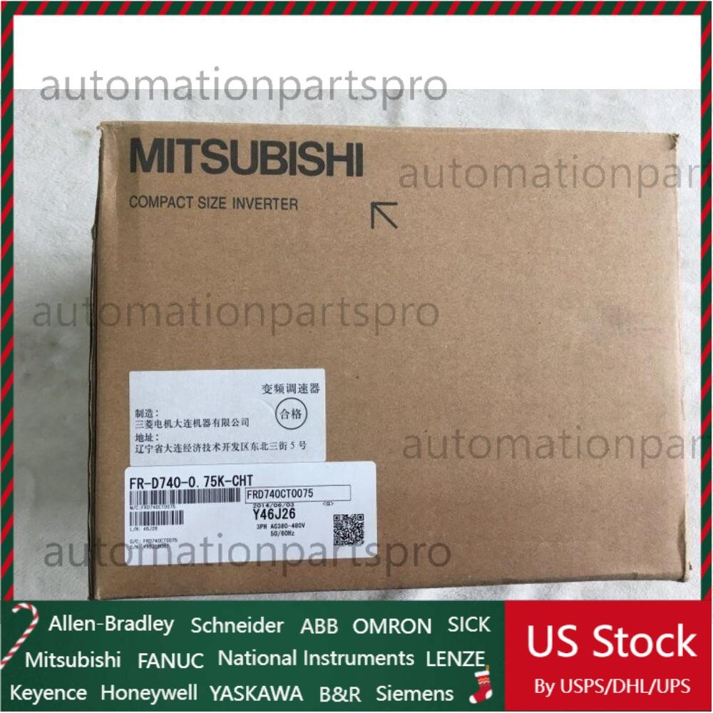 1PC New Mitsubishi FR-D740-0.75K-CHT Inverter FRD7400.75KCHT Expedited Shipping