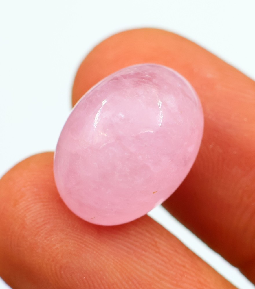 Natural Morganite Cabochon 12.50 Ct Pink Oval Loose Gemstone 16x12x7mm Birthston