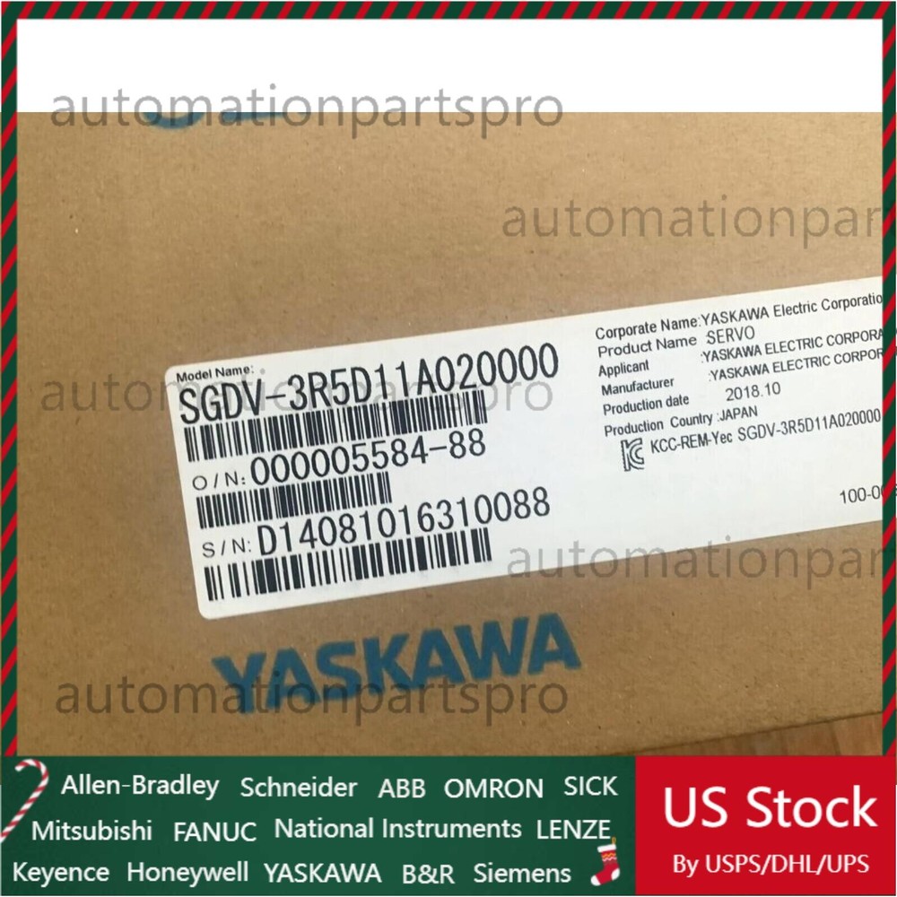 US FREE TAX  Yaskawa SGDV-3R5D11A020000 Servo Drive SGDV-3R5D11A020000