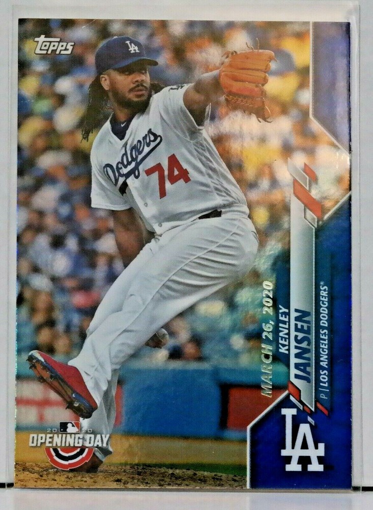 2020 Topps Opening Day - Kenley Jansen #101 Opening Day Edition Blue Foil /2020