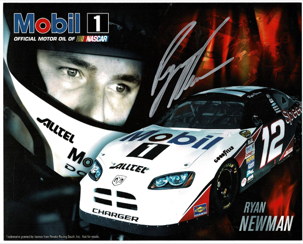 Ryan Newman NASCAR Autographed Signed 8x10 Photo AMCo COA 22440