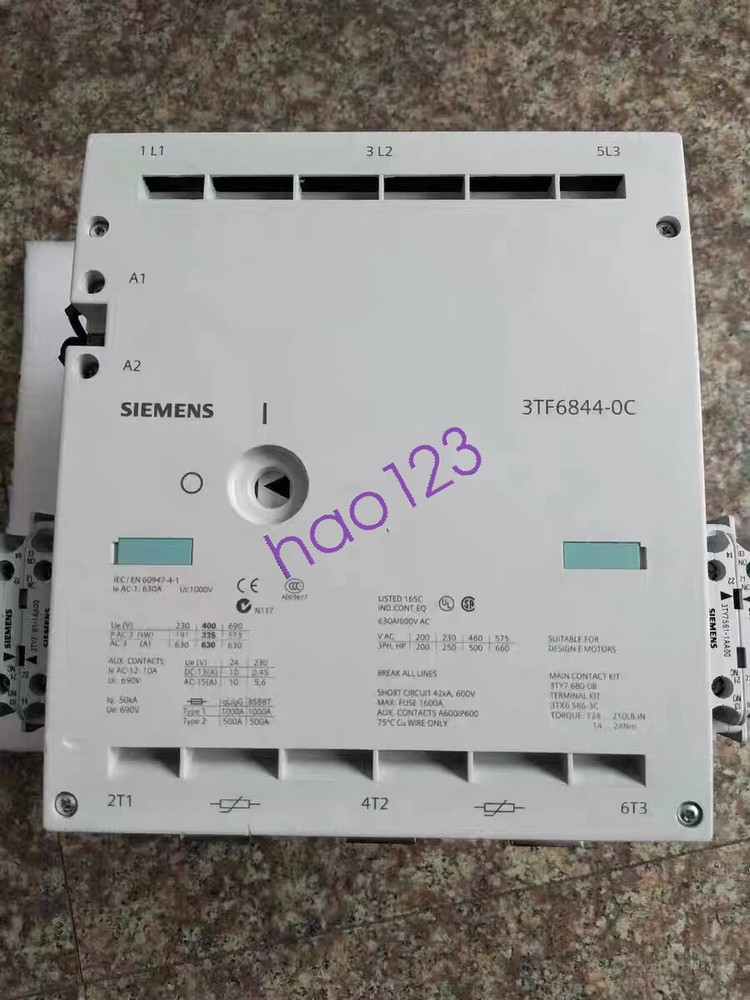 3TF6844-0C Siemens Motor Starter Brand New DHL/FedEx  one year warranty