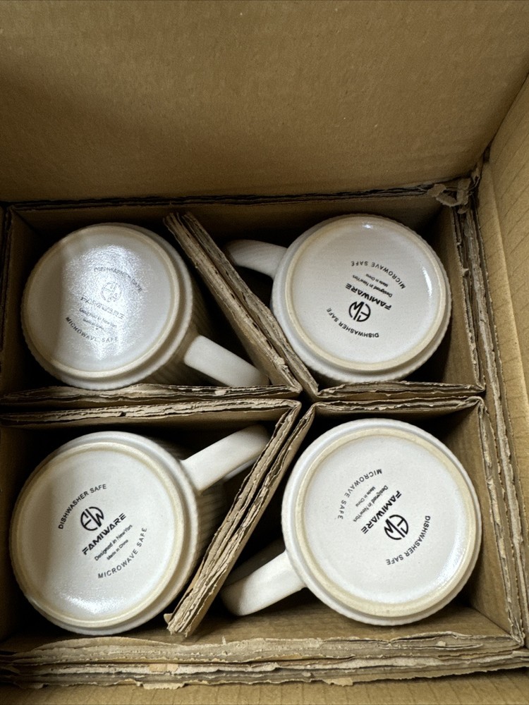 Coffee Mug Set For 4 Star 12 Oz Catering Mugs Cup Set With Handle For Coffee Tea