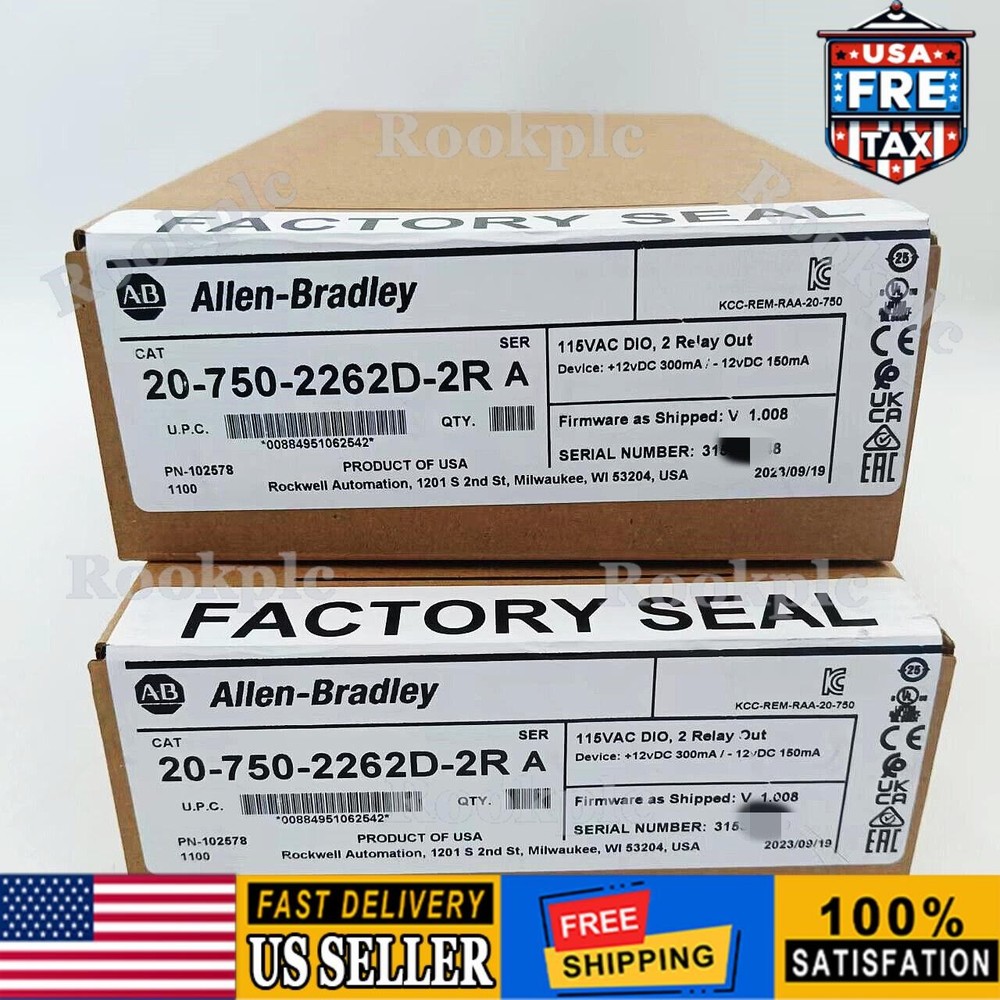 2023 New Sealed Allen Bradley 20-750-2262D-2R /A PowerFlex 750 115V I/O Module