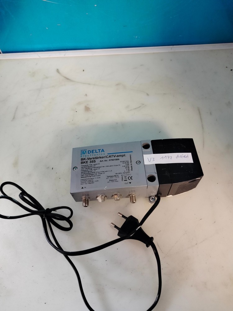 Delta BKE 35S CATV BK Amplifier 85-862 MHz Cable TV Amp (V3 1177)
