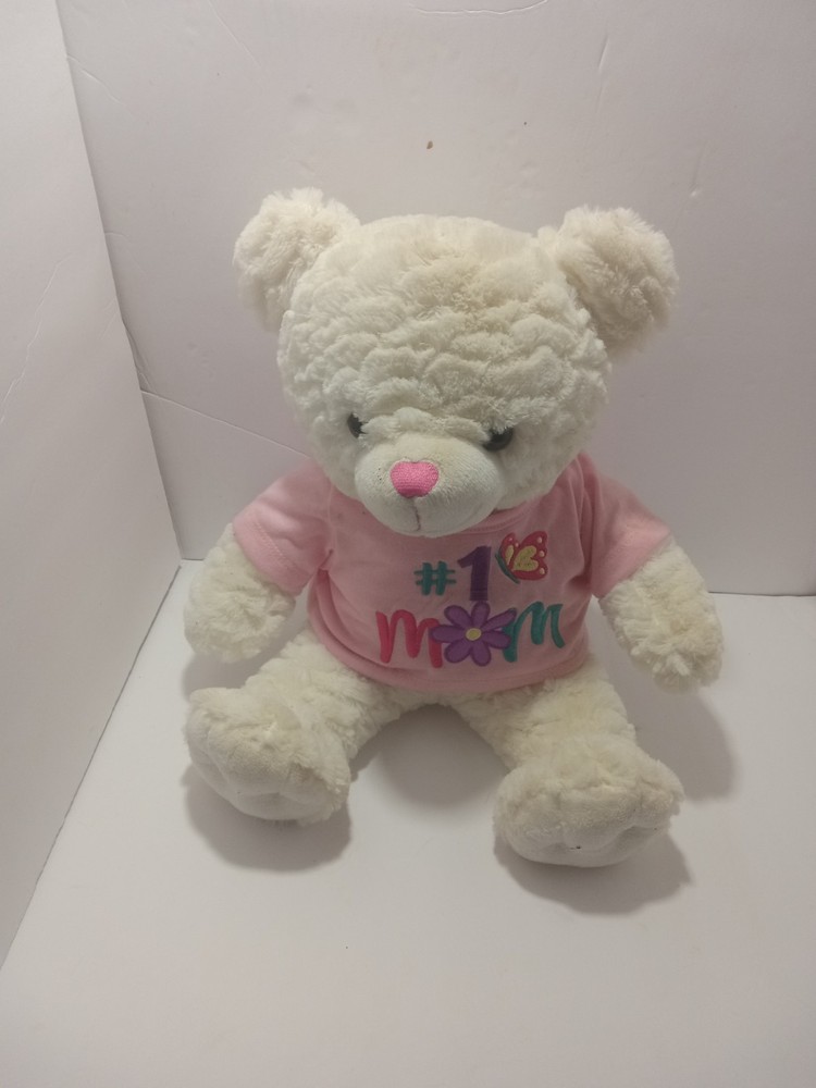 Mothers Day Gift Plush Teddy Bear with Love Heart-image