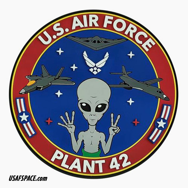 U.S. AIR FORCE -PLANT 42- NGAD AREA 51 USAF PVC VEL PATCH