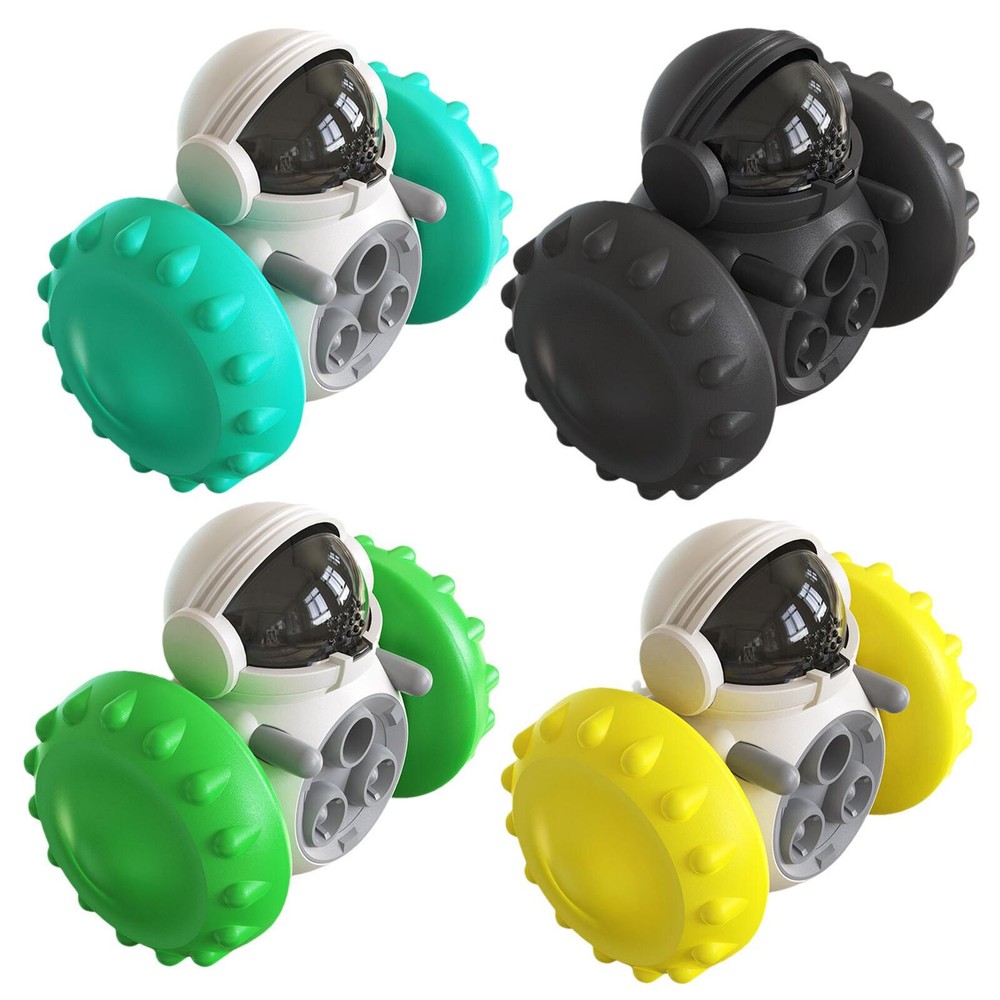 Dog Treat Dispenser Toy Robot Dog Food Puzzle For Aggressive Chewers Improve IQ