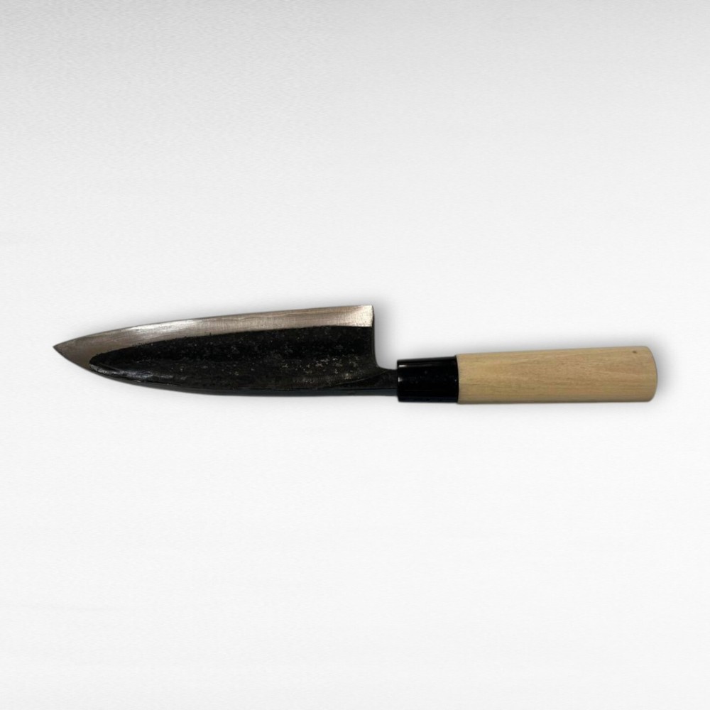 Japanese Deba Knife with Positive Engraving - , Year-End Clearance Sale-image