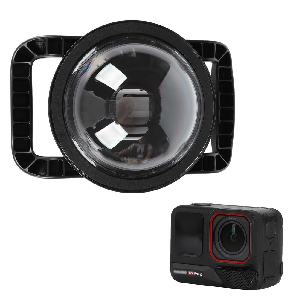 Underwater Dome Port for Insta360 Ace Pro 2 Waterproof Housing 30M Dive Case