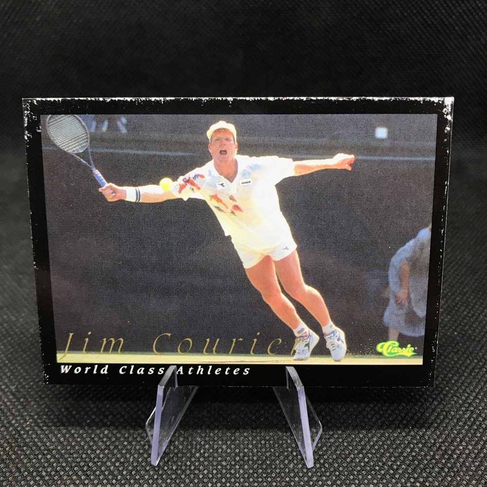 1992 Classic World Class Athletes Olympic Card #46 Jim Courier POOR
