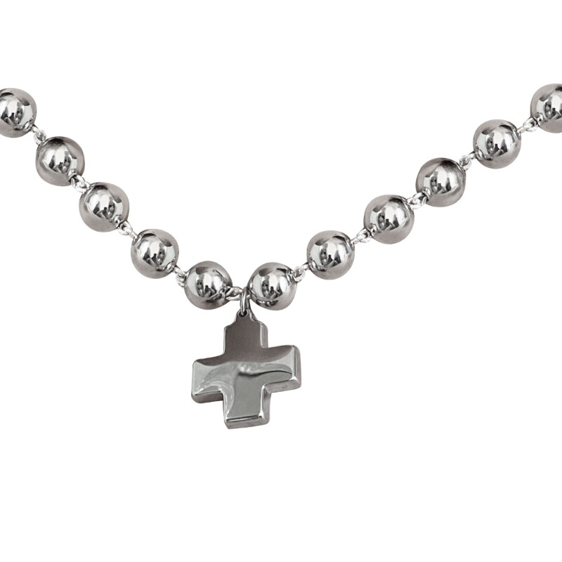 Adjustable Charm Necklace Jewelry Gothic Neck Jewelry with Crosses Pendant