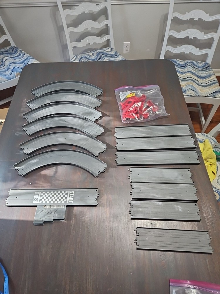 14 Piece Ideal Toy TCR Slot less Total Control Racing Track Assortment