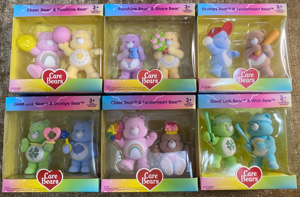 CARE BEARS Figurines Brand New in Box Sold Individually U Pick