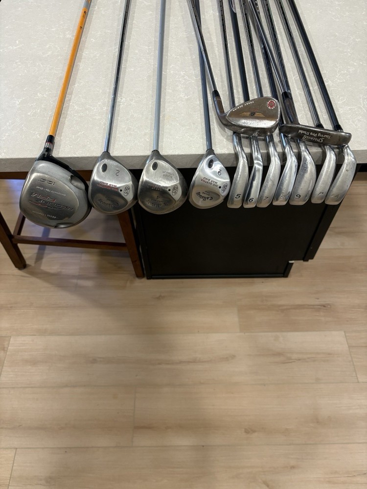 Callaway TaylorMade Irons Driver Wood Hybrid Putter Complete Golf Club Set RH