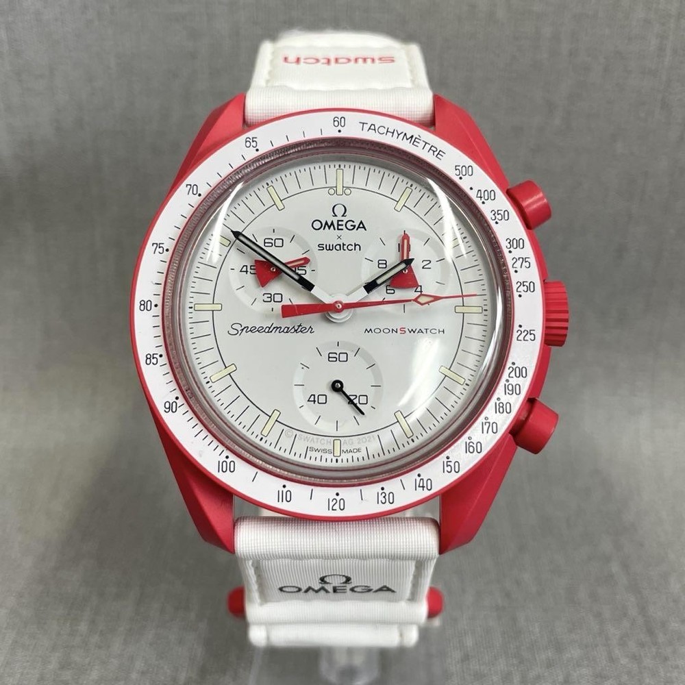 Omega x Swatch Speedmaster MoonSwatch Mars Mission Edition