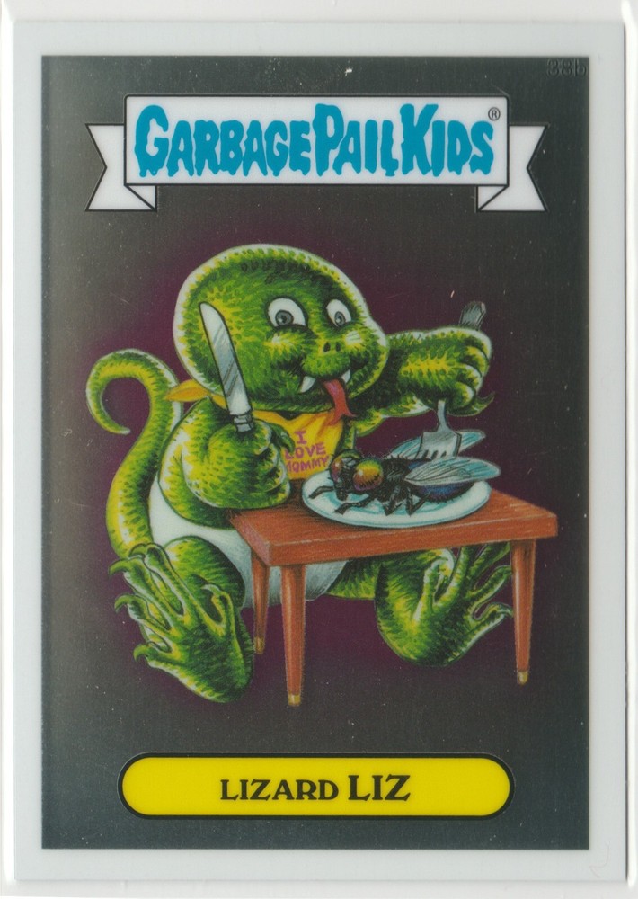 Lizard Liz #38b Garbage Pail Kids 2013 Chrome Series 1 CS1 GPK Card