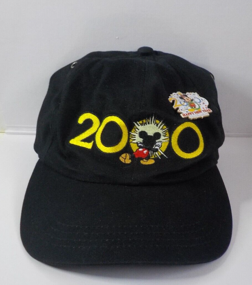 disney 2000 new years pin & hat-image