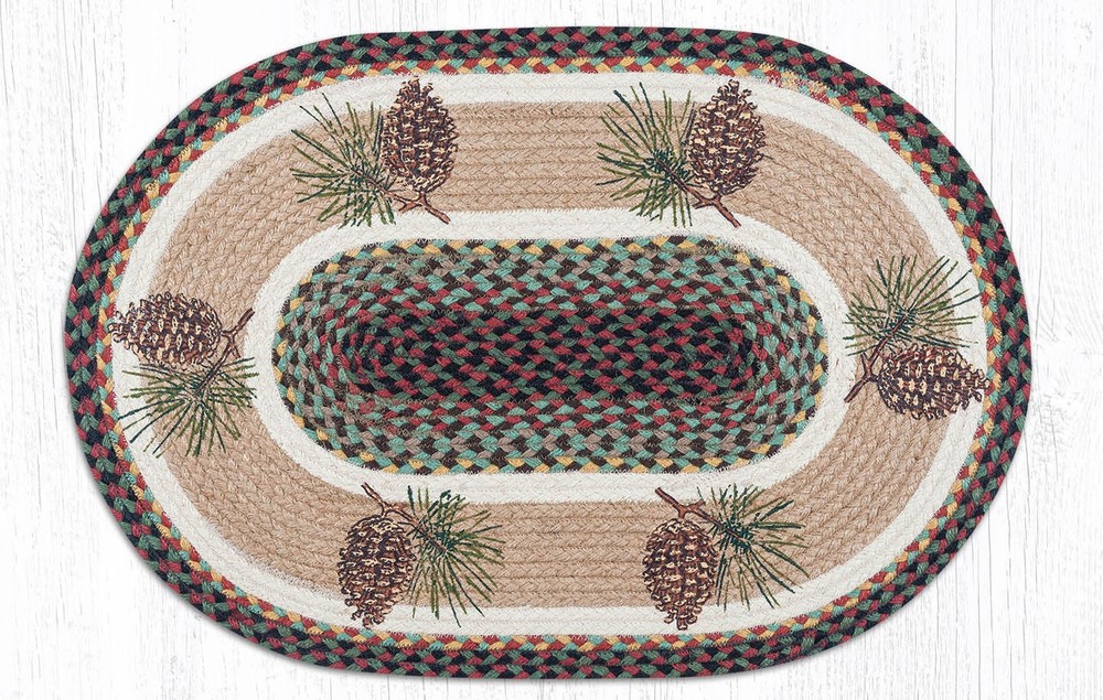 Earth Rugs OP-81 Pinecone Oval Patch 20