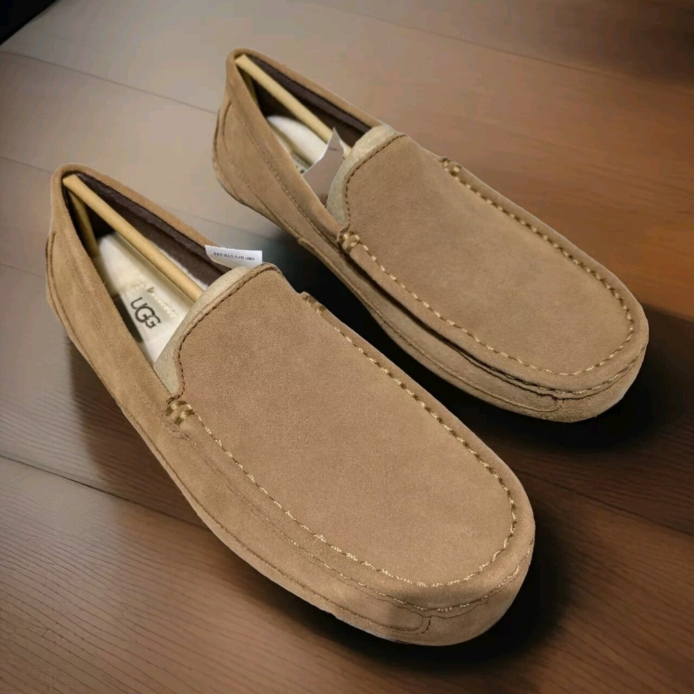 Mens UGG Alder Indoor Outdoor Casual Shoe Chestnut New W Box & PAPERS Sz 9