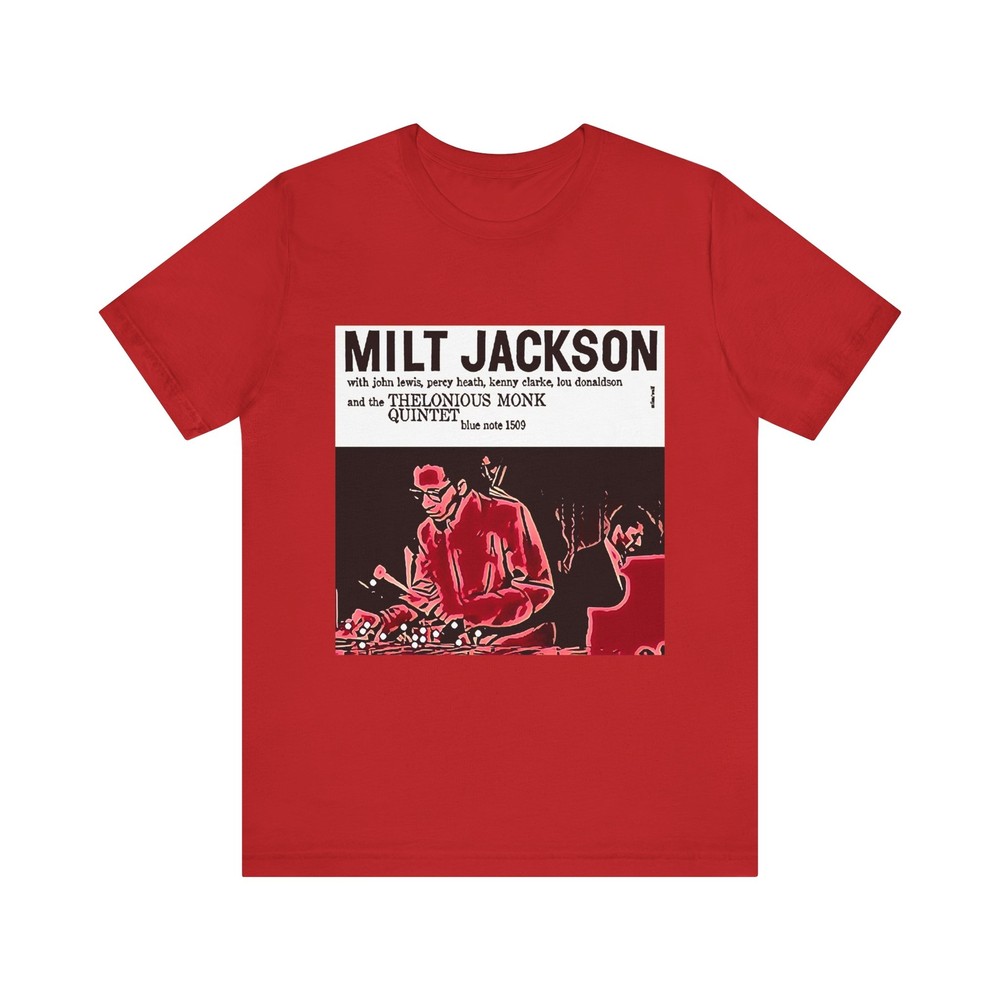 Milt Jackson Graphic Print Jazz Crewneck Unisex Jersey Short Sleeve Tee Shirt