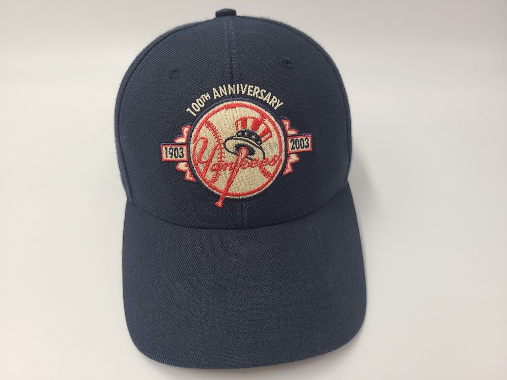 Vintage New York Yankees 100th Anniversary 2003 Twins Enterprise Hat Cap Men MLB