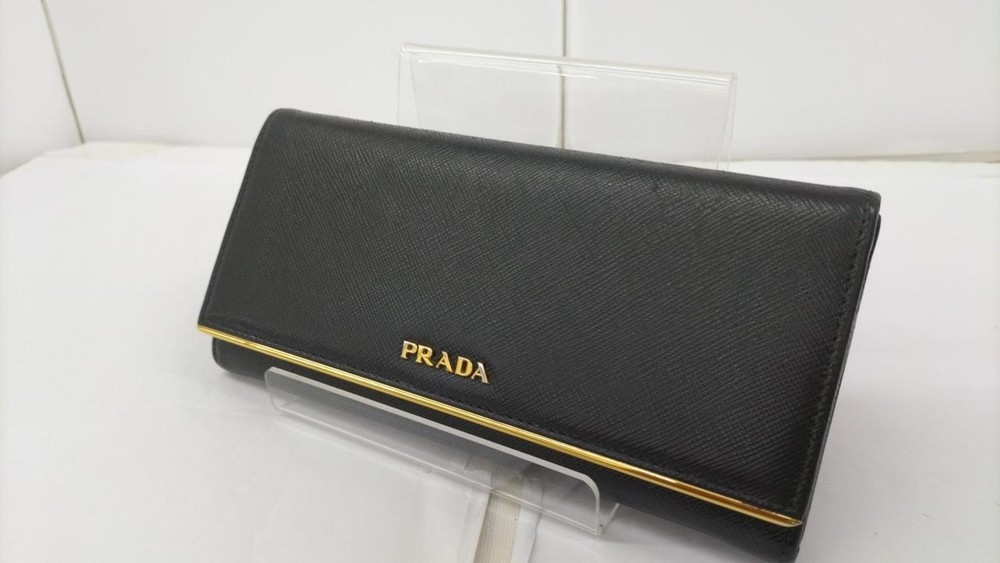 Prada 1Mh132 Premium Long Leather Wallet