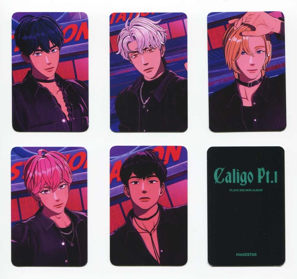 PLAVE 3rd Mini Album Caligo Pt.1 MAKESTAR POCA Preorder Exclusive Photocard