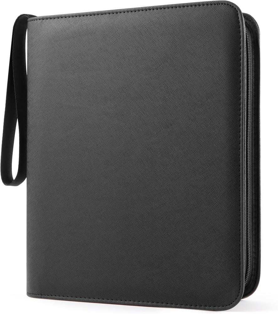 Top Loader Binder 4 Pocket for 144 Toploaders, Side Loading Toploader...