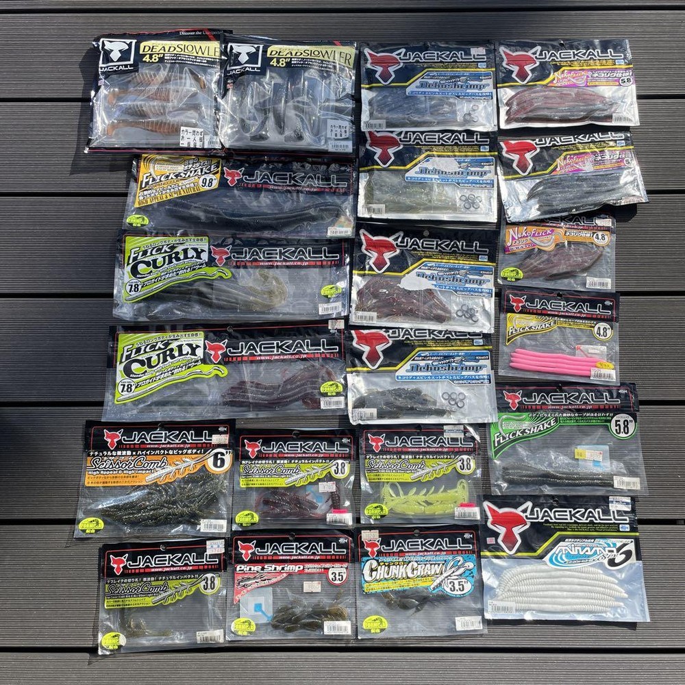 Fishing Lure Jackall Worm Set