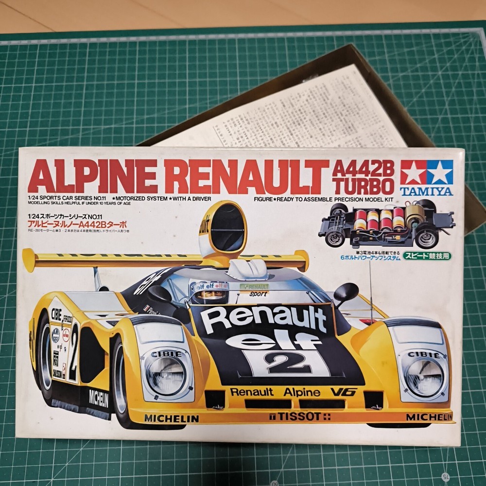 Tamiya 1/24 Alpine Renault A442B Turbo Sports Car Series No.11