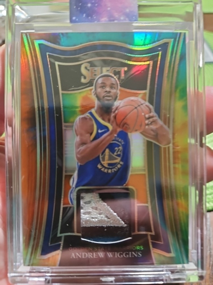 2020-21 Panini Select Selective Swatches Purple Prizm /99 Andrew Wiggins #SS-AWG