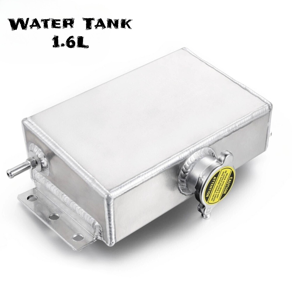 New1.6L Aluminum Radiator Coolant Overflow Water Tank Expansion Reservoir Bottle