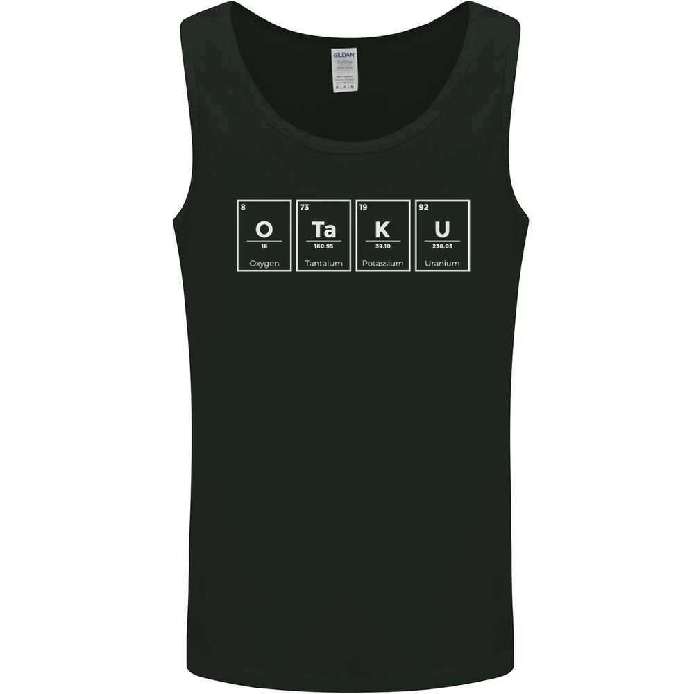 Otaku Manga Anime Video Games Gamer Mens Vest Tank Top