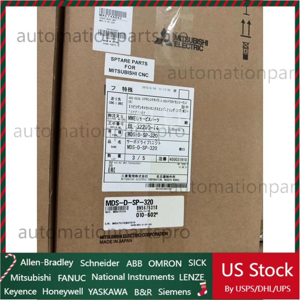 MDS-D-SP-320 Mitsubishi 1PC New Servo Drive MDSDSP320 Spot Goods Ups Express #ZY