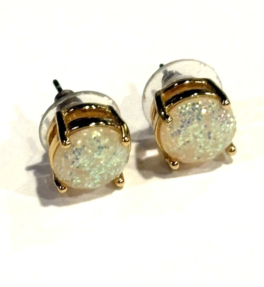 Kendra Scott Goldtone Irridescent Drusy Stud Earrings